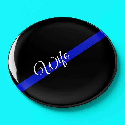 薄い青い線：警察の妻 マグネット