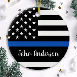 薄い青い線 – 警察官 – 米国国旗 セラミックオーナメント<br><div class="desc">私たちのシンブルーライン旗警察のオーナメントを紹介し、あなたの休日の装飾に完璧な追加とあなたの人生の法執行役員のための思慮深い贈り物。このアメリカのインスパイア旗オーナメントははっきりした、毎日働く勇敢な男女と私たちのコミュニティに敬意を表す青い列を備え保護ている。素材を使高品質って作られたこのオーナメントは最後まで作られ、木やリースに永続的な印象を与える。退職や卒業、単に少し余分な勇気付けられるが必要な場合でも、警察の警察官に感謝の気持ちを示すには完璧な方法である。この警パーソナライズされた察オーナメントは、巡視官や副官から首長、刑事、保安官まで、あらゆる階級の将校にとって最適だ。特別な功績素晴らしやマイルストーンを記念し、あらゆる大事な行事に対して思いやりある贈り物をする方法である。今日あなたのご注文と私たちのコミュニティを安全に保つ勇敢な男性と女性に対す保るあなたの支援を示しなさい。</div>