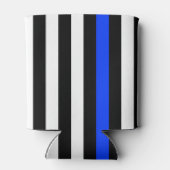薄い青い線 警察旗 缶クーラー (裏面)