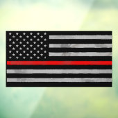 薄い青い赤いタタータ動揺してー旗 ウィンドウサイン (シート3)