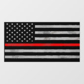 薄い青い赤いタタータ動揺してー旗 ウィンドウサイン (シート)