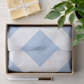 薄い青と白のシボンティッシュペーパー 薄葉紙 (ギフト)