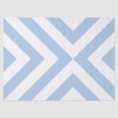 薄い青と白のシボンティッシュペーパー 薄葉紙 (正面)