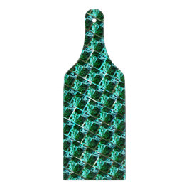 薄い青と緑の長方形またはレンガ効果 カッティングボード