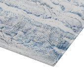 薄い青大理石 カッティングボード (角)