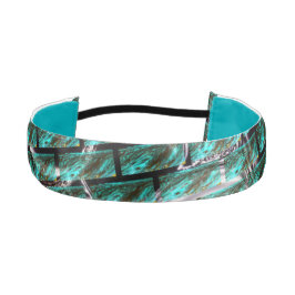 薄い青、グリッドまたはブリック効果に気泡が? アスレチックヘッドバンド