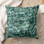 薄い青、グリッドまたはブリック効果に気泡が？ クッション (ブランケット)