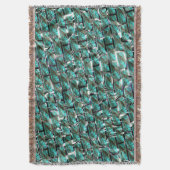 薄い青、グリッドまたはブリック効果に気泡が？ スローブランケット (正面縦)