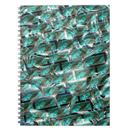 薄い青、グリッドまたはブリック効果に気泡が？ ノートブック