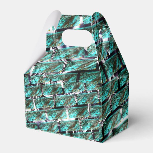 薄い青、グレーチングまたはブリック効果に気泡？ フェイバーボックス (正面サイド)