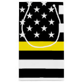 薄い黄色の明細行ディスパッチャフラグ スモールペーパーバッグ (裏面)