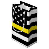 薄い黄色の明細行ディスパッチャフラグ スモールペーパーバッグ (裏面アングル)