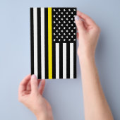 薄い黄色の明細行ディスパッチャフラグ チラシ (ハンドル)