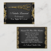 薄いHazelhurstはスタイリストを切ります 名刺 (正面/裏面)