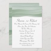 薄いMystのポストの結婚式招待状 招待状 (正面/裏面)