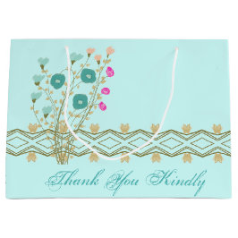 薄かわいらし色 ラージペーパーバッグ