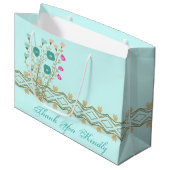 薄かわいらし色 ラージペーパーバッグ (正面アングル)