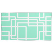 薄くされた水のレトロのモダンな長方形 枕カバー (正面左)