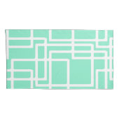 薄くされた水のレトロのモダンな長方形 枕カバー (裏面-右)