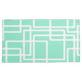 薄くされた水のレトロのモダンな長方形 枕カバー (正面右)