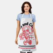 薄くてサクサク エプロン (着用した状態)