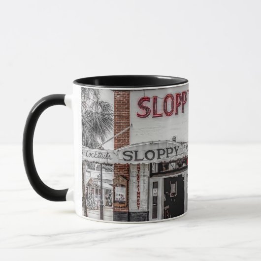 薄く水っぽいジョーのKey Westのマグ マグカップ (左)