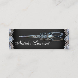 薄く細くシックなヴィンテージはスタイリストを切ります スキニー名刺