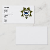 薄く青いライン・カード 名刺 (正面/裏面)