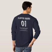 薄ら寒いチュパカブラ Tシャツ (裏面フル)