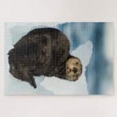 薄ら寒いラッコ ジグソーパズル (横)