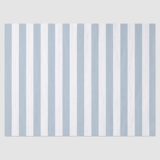 薄エレガントい青と白のパタストライプのーン 薄葉紙 (正面)