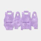 薄エレガント紫のカスタム水色 フェイバーボックス (折り畳みなし)