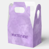 薄エレガント紫のカスタム水色 フェイバーボックス (オープン)