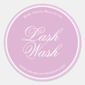 薄エレガント紫色のカスタム美しい製品ラベル ラウンドシール