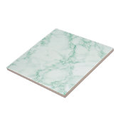 薄エレガント緑の大理石プリント タイル (側面)