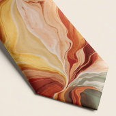 薄エレガント色の大理石 ネクタイ