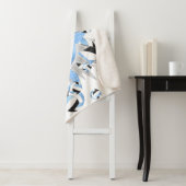 薄ガーリー色の黒いバレーボール シェルパブランケット (インサイチュ)