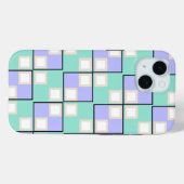 薄クール紫色の正方形 Case-Mate iPhoneケース (裏面 (横))