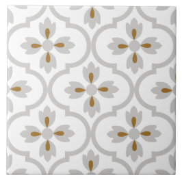 薄スペインの灰色地中海のフローラ浴室 タイル