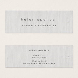 薄ミニマル衣ラベル、価格ラベル、気にラベル