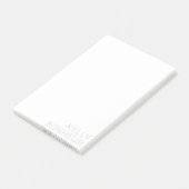 薄モダンいグレーの名前(白) ポストイット (アングル)