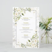 薄モダンい灰色の白フローラ金ゴールド結婚大理石 (スタンド正面)