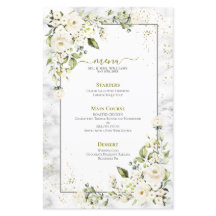 薄モダンい灰色の白フローラ金ゴールド結婚大理石