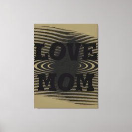 薄モダン茶エレガント、黒デザイン キャンバスプリント