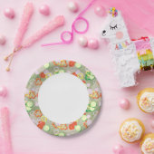 薄切りの野菜の食感 ペーパープレート (パーティー)