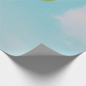 薄切りスイカを持つ人 ラッピングペーパー (角)