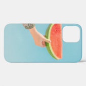 薄切りスイカを持つ人 Case-Mate iPhoneケース (裏面 (横))