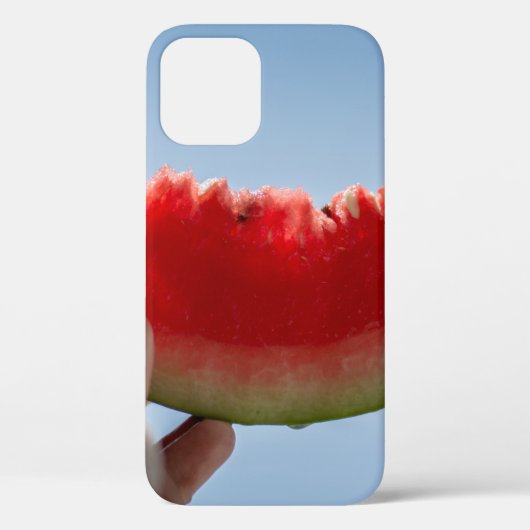 薄切りスイカを持つ人 Case-Mate iPhoneケース (裏面)