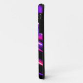 薄切りネオンストライプのアニマルプリント数々のカラー熱 Case-Mate iPhoneケース (裏面/左)