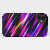 薄切りネオンストライプのアニマルプリント数々のカラー熱 Case-Mate iPhoneケース (裏面(横))